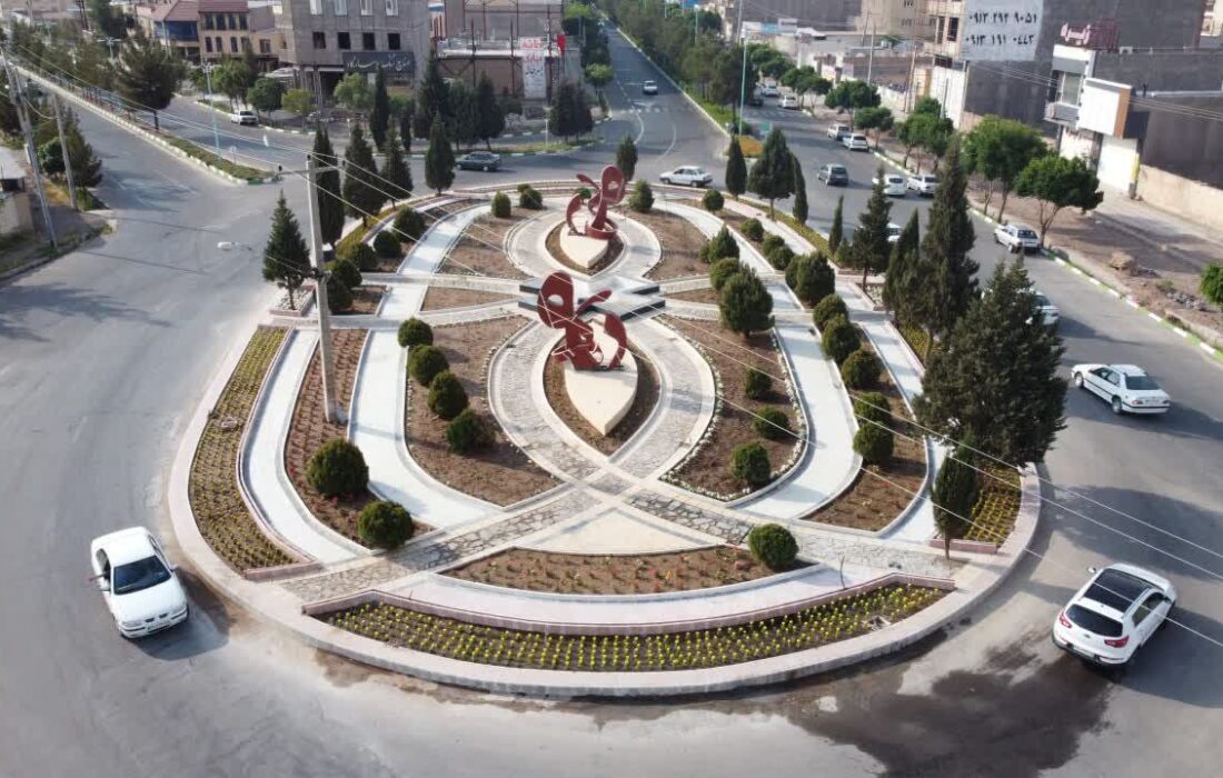بهسازی میدان ۹ دی رفسنجان