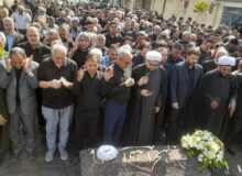 شیخ حسین هاشمیان در زادگاهش به خاک سپرده شد